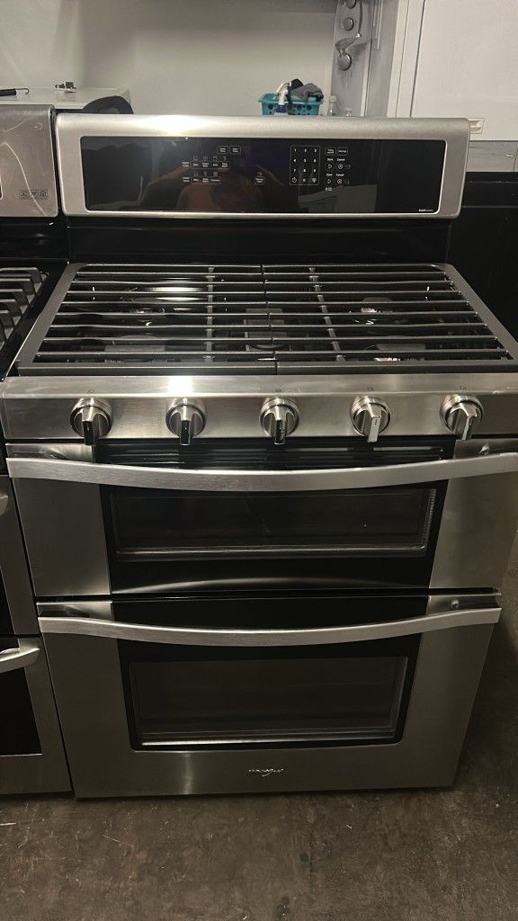 Whirlpool Gas Stove Double Oven 🔥