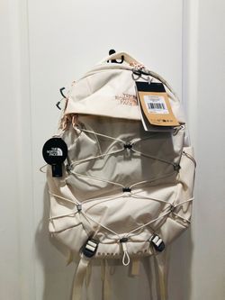 The North Face Borealis Luxe Backpack off white traveling school hiking