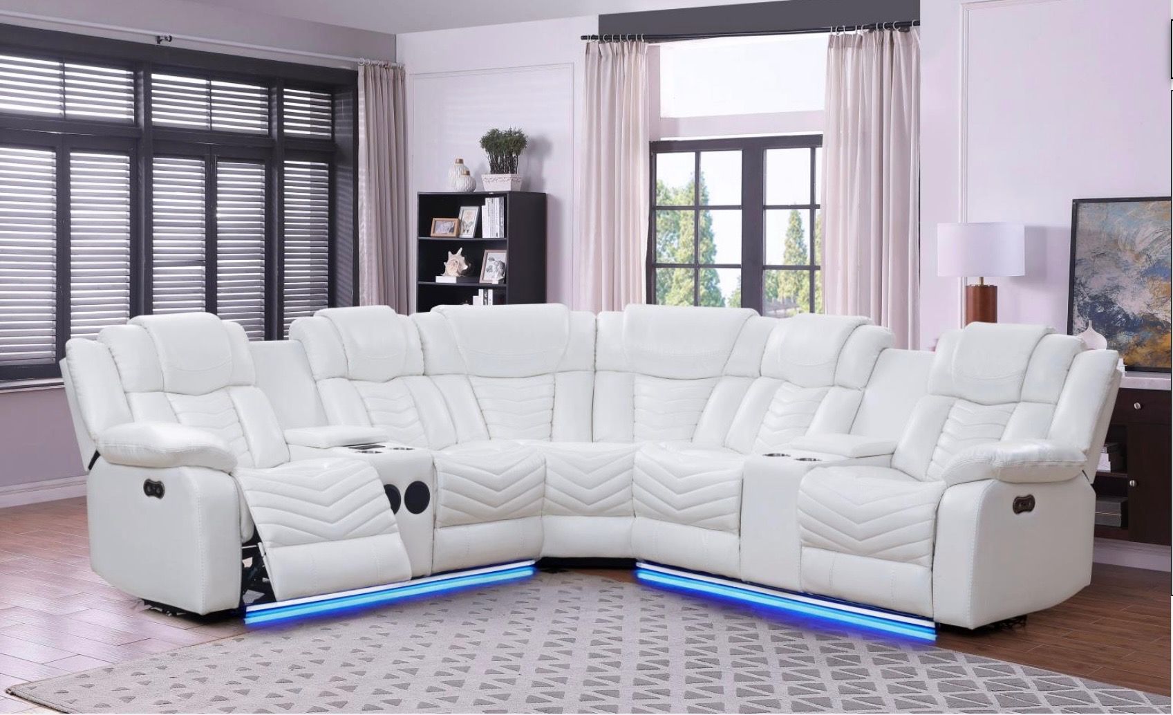 Sofá reclinable eléctrico