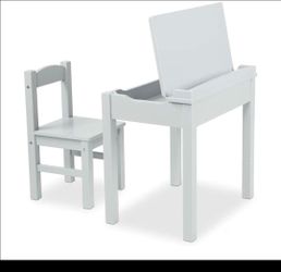 Kids Wooden Desk and Chair Set