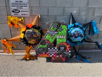 Monster Jam piñata bundle