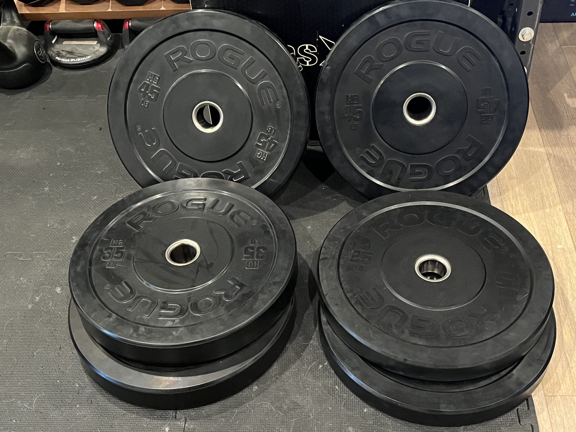 Rogue Fitness HG 2.0 Bumper Plates And Base Storage