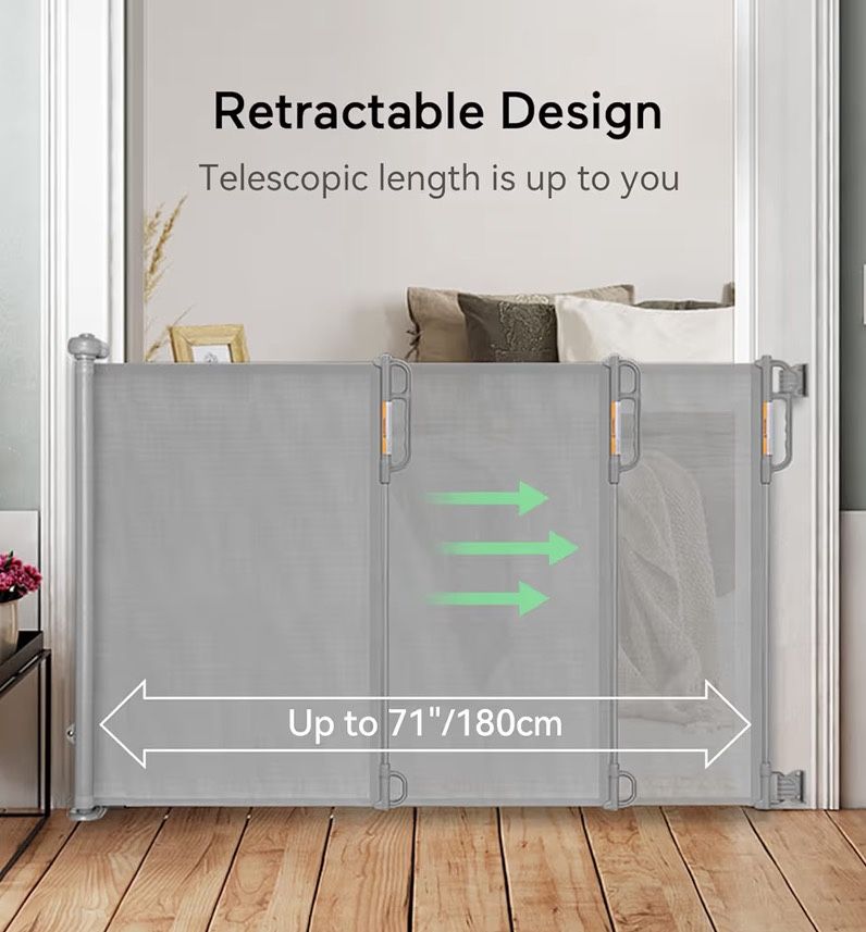 Retractable Baby Gate