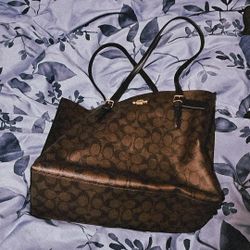 Coach Bag (Red Interior) $200 Negotiable