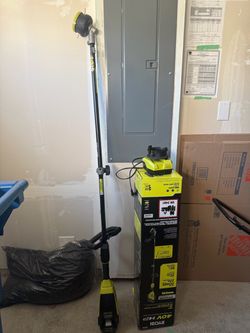 Ryobi 40V HP Brushless String Trimmer with Box— Battery and charger included