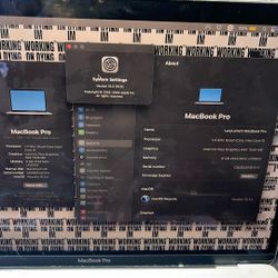 MacBook Pro 250 Gigs