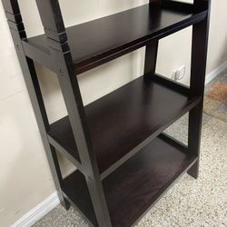 Ladder Wall Shelf 61” H x 23.5” W 4 Tier Shelves