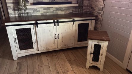 Farmhouse entertainment center