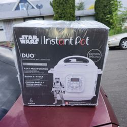 Instapot Duo 6qt Special Edition- Star Wars:  Storm Trooper 