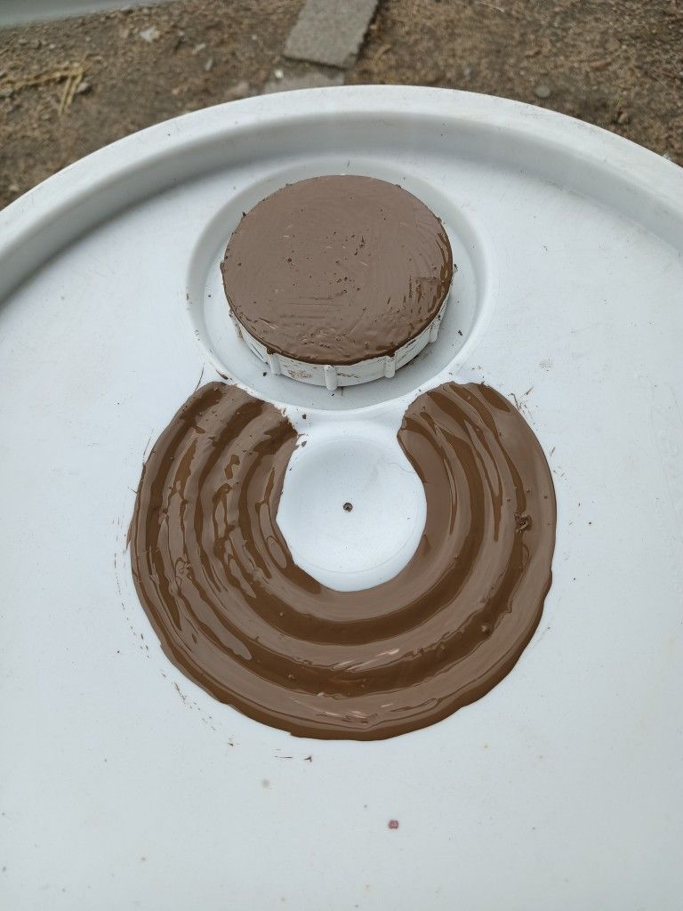 SEMIGLOSS EXTERIOR PAINT DARK BROWN $95