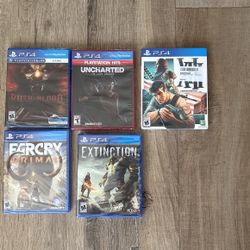 6 Brand New Sealed PS4 Games