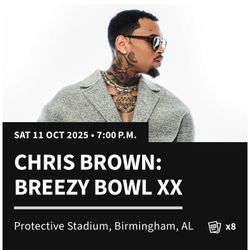 Chris Brown Today 8 Tickets