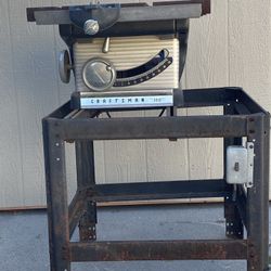 Vintage Craftsman Table Saw