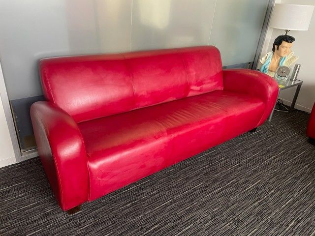 Premium Leather Couch And Chair