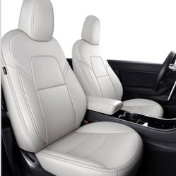 Seat Cover Custom Fit for Tesla Model Y 2020-2024 5 Seat Synthetic Leather