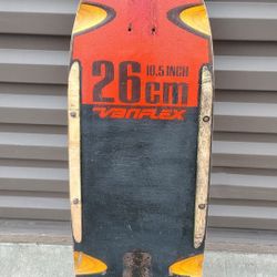 Vintage Variflex Boulder Boards Steve Grisham 10.5 Prototype Skateboard Deck - Extremely Rare Deck 