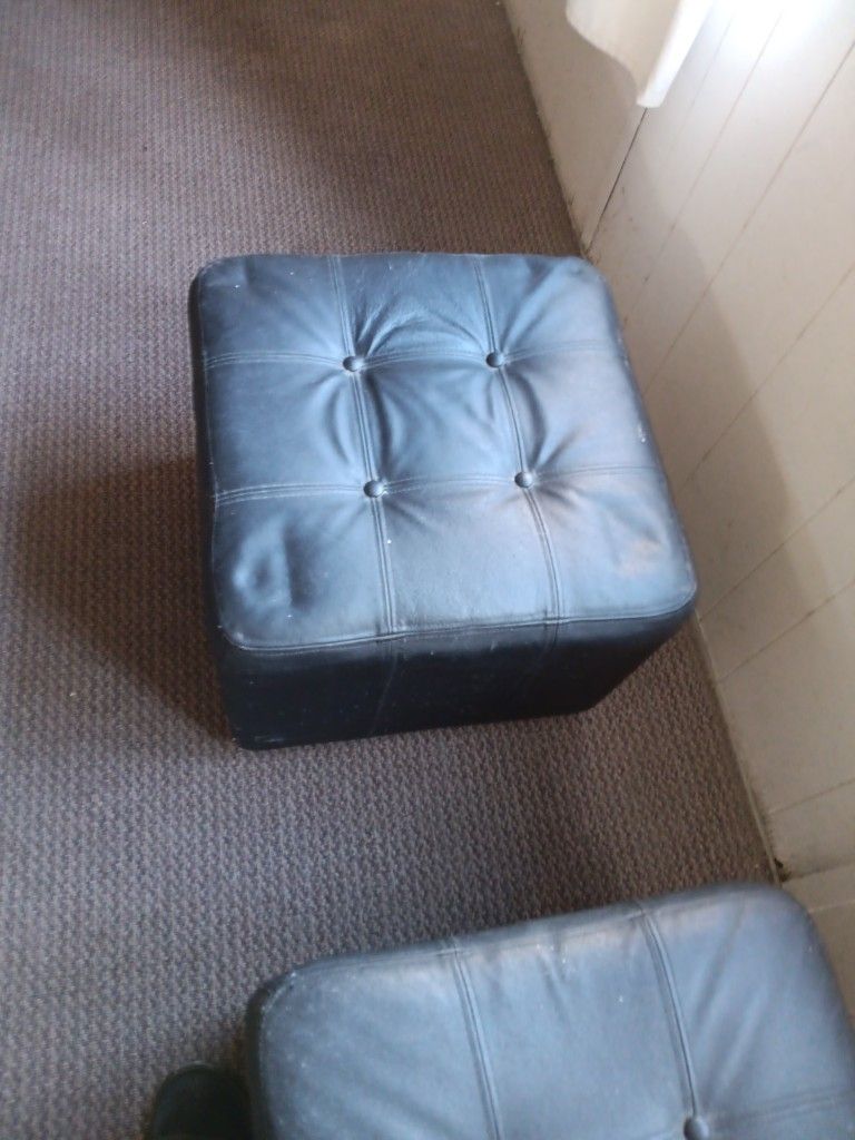 Sofa Chair Stool Black 10$ Each