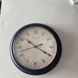 Blue Wall Clock