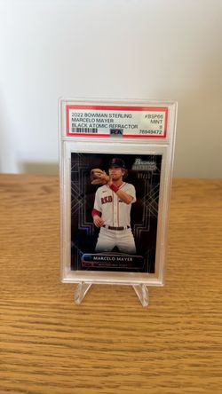 2022 Bowman Sterling Marcelo Mayer Black Atomic Refractor PSA 9