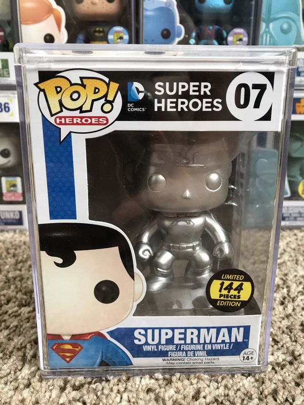Silver superman sales funko pop