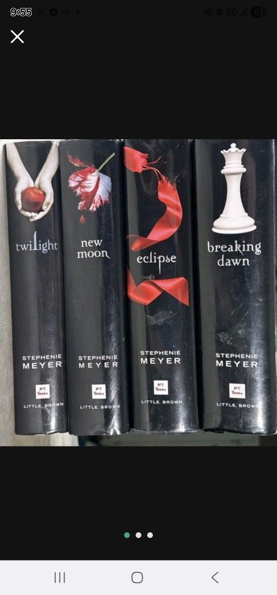 Twilight Series Books, See 2 Pics, $10 Each