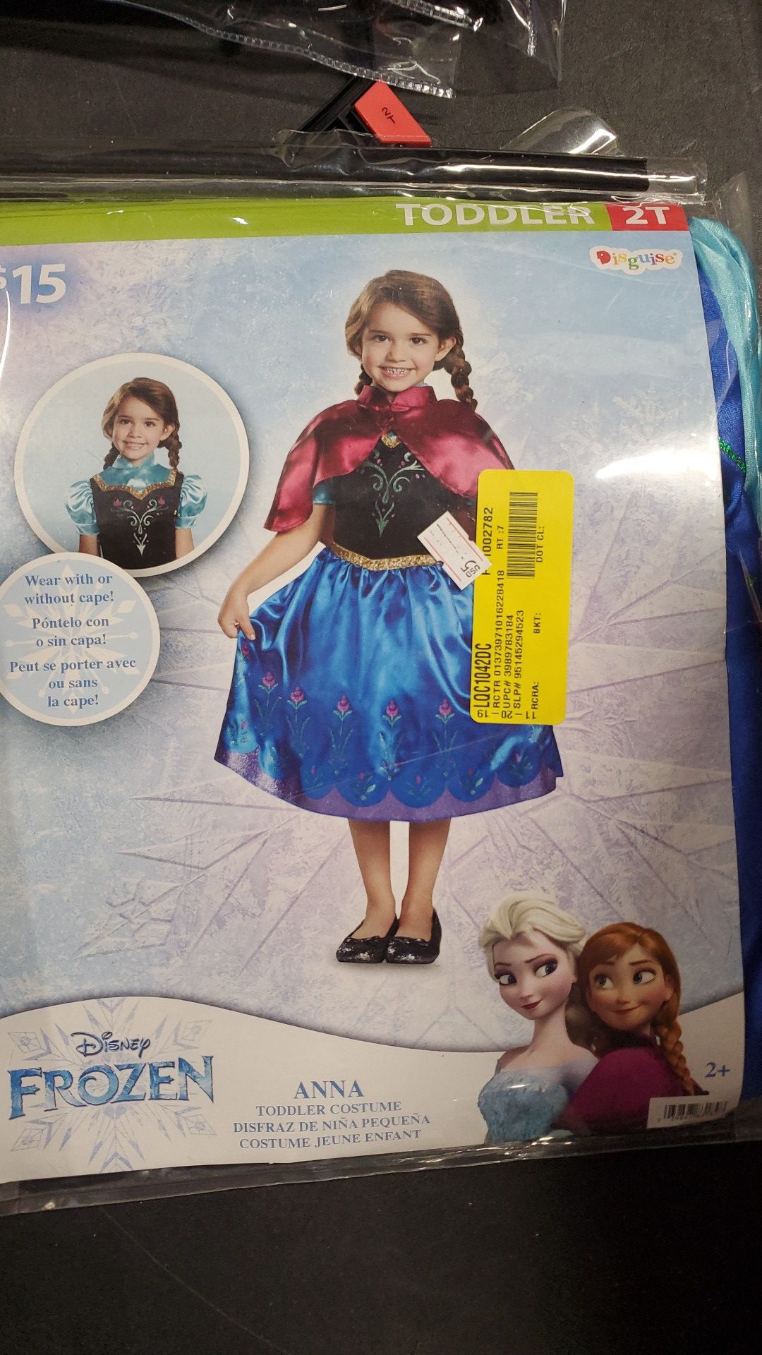 Disney Frozen Anna toddler costume 2T