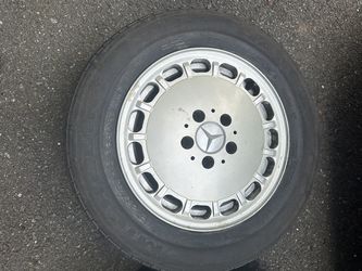 1(contact info removed) Mercedes Benz 300SDL 15x7 OEM wheels