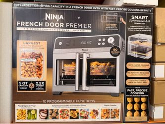 Ninja French Door Premier Air Fryer Convection Oven – Brand New