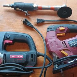 Sabre saws/pneumatic cutoff grinder