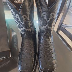 9.5- 10 Size Ostrich Boots 