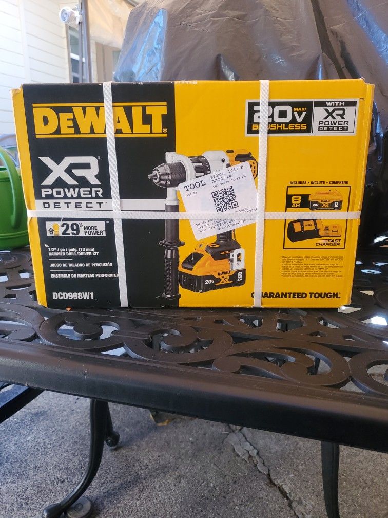 Dewalt XR Power Detect Hammer Drill Kit