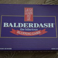 Balderdash Vintage Board Game 