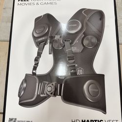 Woojer Vest 4 HD Haptic Vest For Gaming Music Or Movies Enhancement New 