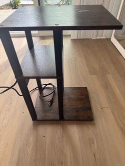 Brown/Black Side Table