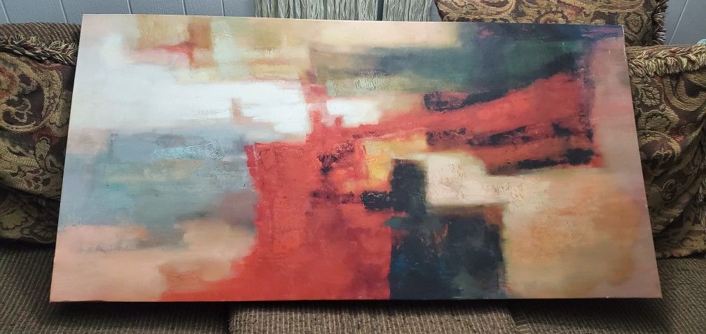 Large Abstract Painting (48" x 24")
