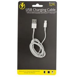 10 iPhone 5/ iPad Mini USB Charging Cable 3.2 ft Long New 50% Off 10 For $19.99