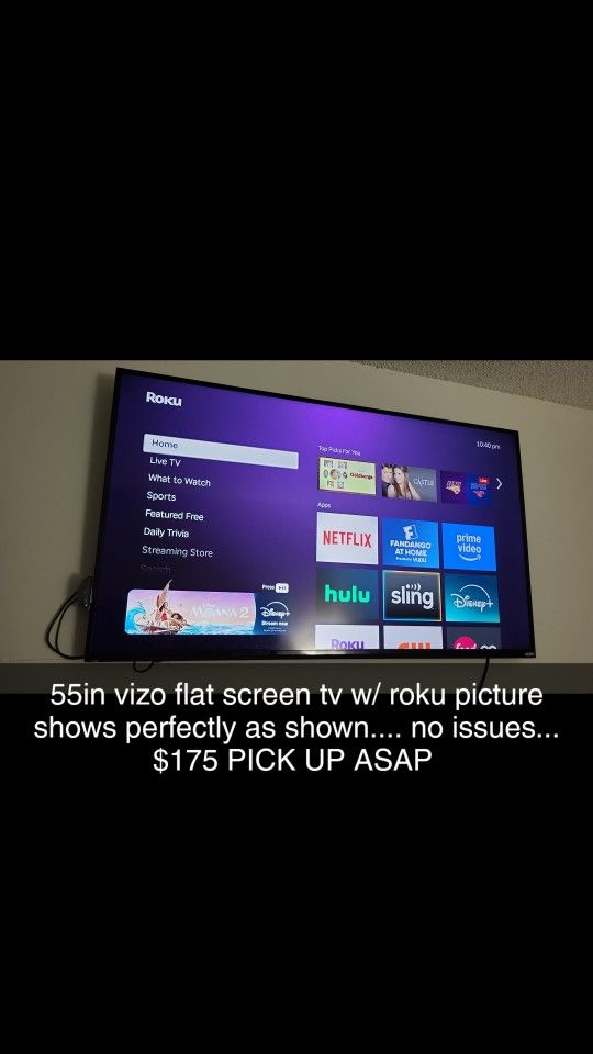 55 Inch Flat Screen Tv