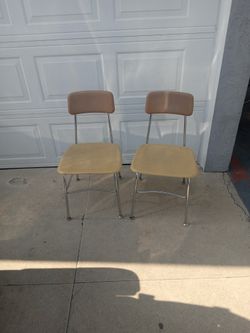 Vintage School Chairs