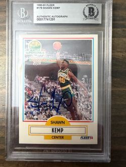 🏀🔥 SHAWN KEMP – “THE REIGN MAN” AUTOGRAPHED ROOKIE CARD! 🔥🏀