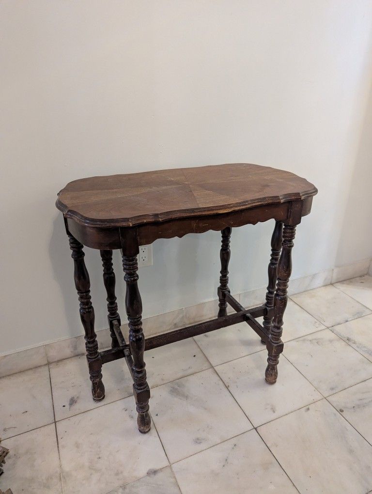 Wood Side Table 