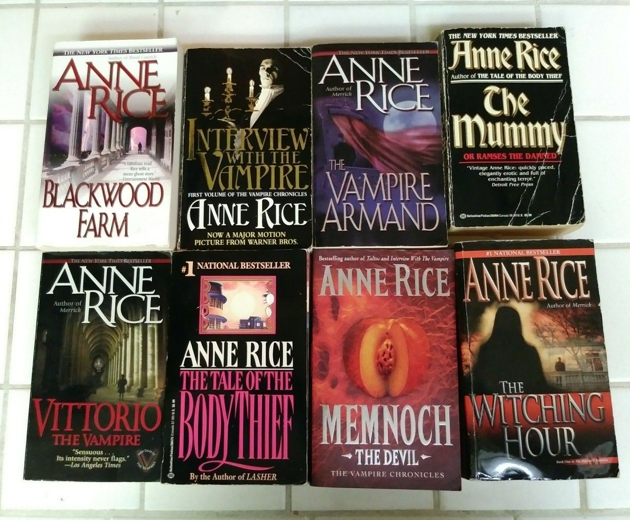 Large Collection Of Paperback Anne Rice Books (selling one or all) $5 each or $25 for the set