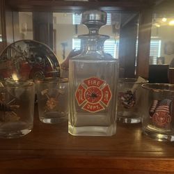 Fire Department Whiskey Glassware