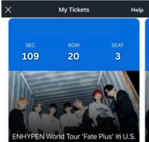 ENHYPEN TICKET 