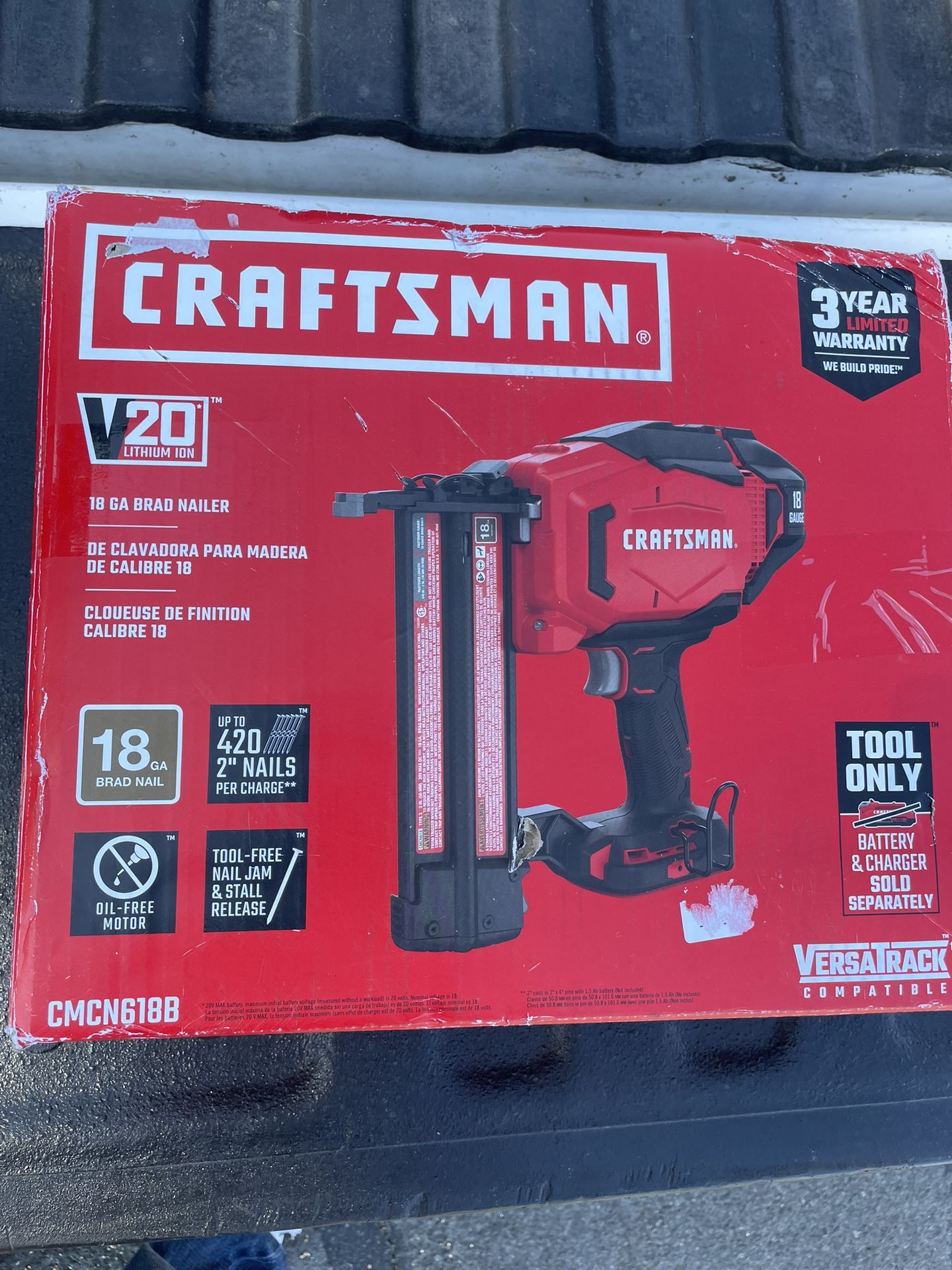 Craftsman 20v 18g Nailer
