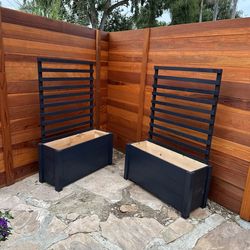 3ft planter box with 5ft trellis