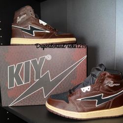 Kiy Studios High “PIGSKIN” Men Size 7