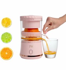 Portable Cordless Electric Citrus Juicer Pink Paris Hilton BRAND One Touch NWT