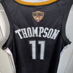 Golden State Warriors , Klay Thompson, 2017 City Connect NBA finals jersey size 50