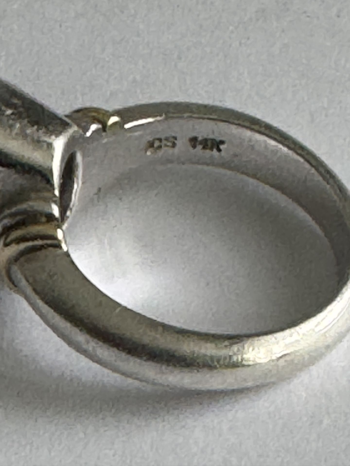 Gold And Silver Ring (14 K /925)