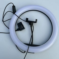 LED Ring Light with Phone Holder and Remote – Adjustable Brightnes